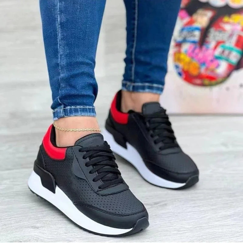 Daria | Tricolor Women's Sneakers With Modern Design - Sneakers