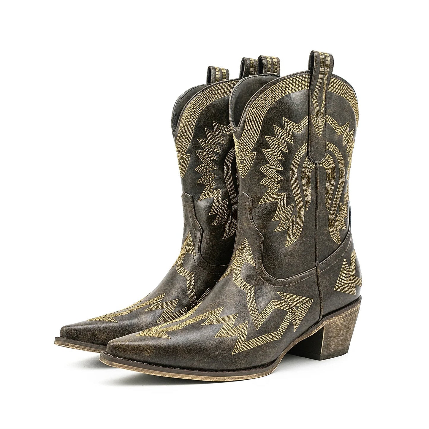 Sinaa | Classic Western Leather Cowboy Boots For Women