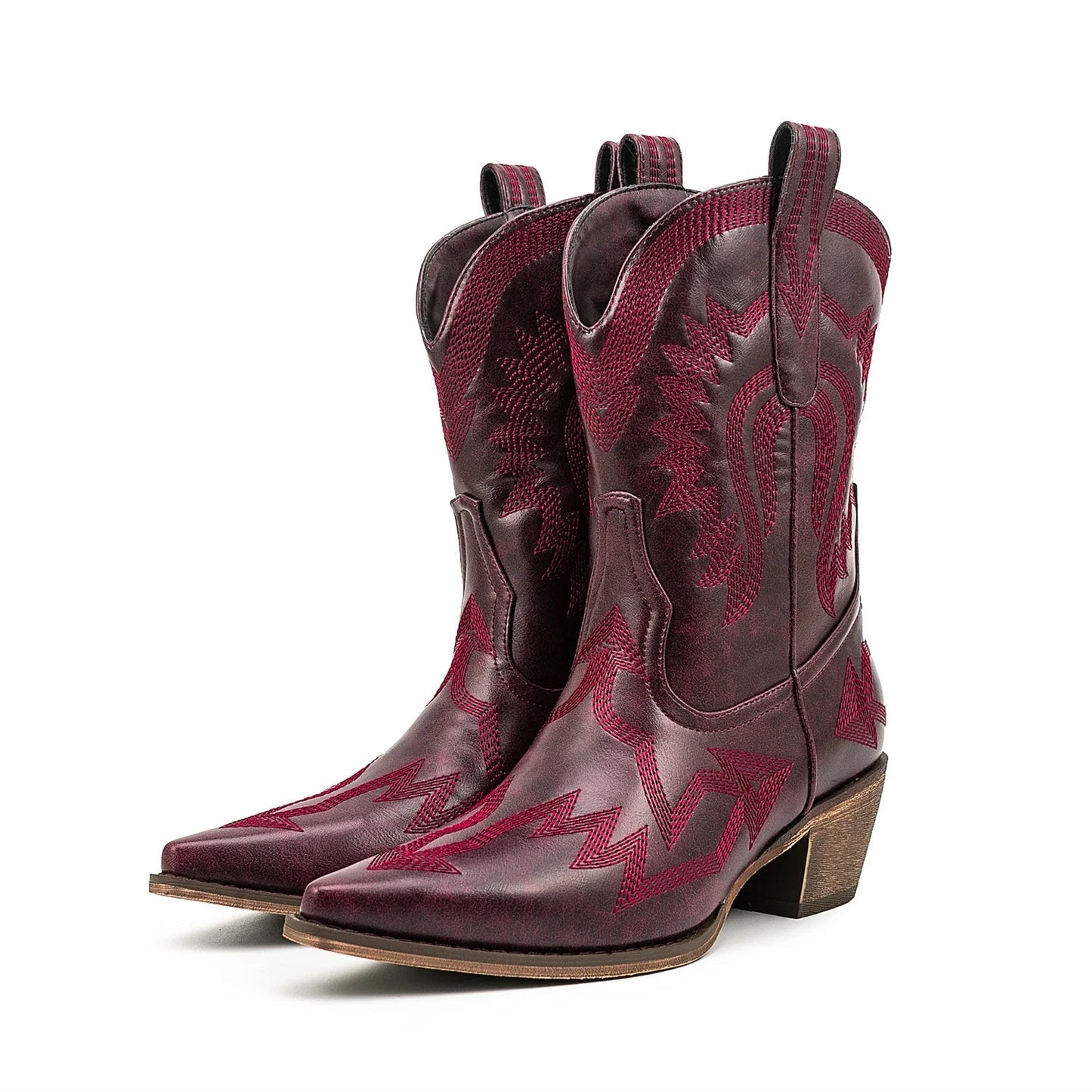 Sinaa | Classic Western Leather Cowboy Boots For Women