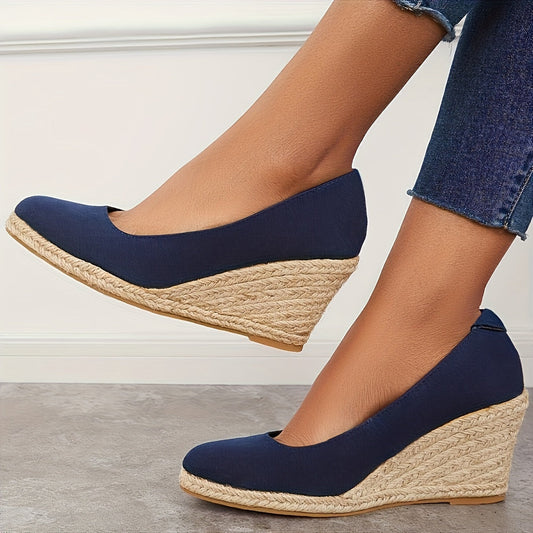 Aryan | Slip-On Platform Espadrilles For Women