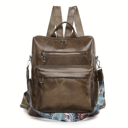 Grettelia | Convertible Retro Backpack For Women Made Of Leather