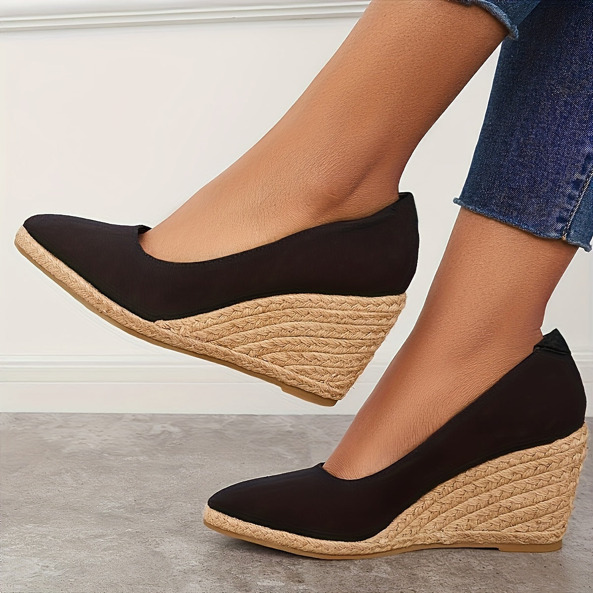 Aryan | Slip-On Platform Espadrilles For Women