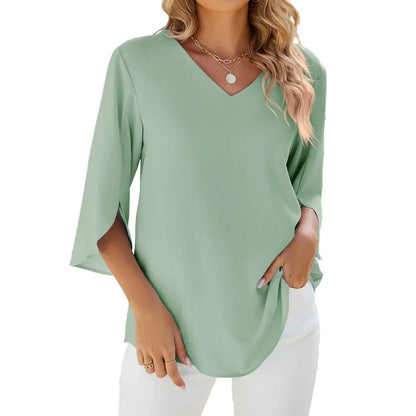 Nezablu | Blouse With V-Neck