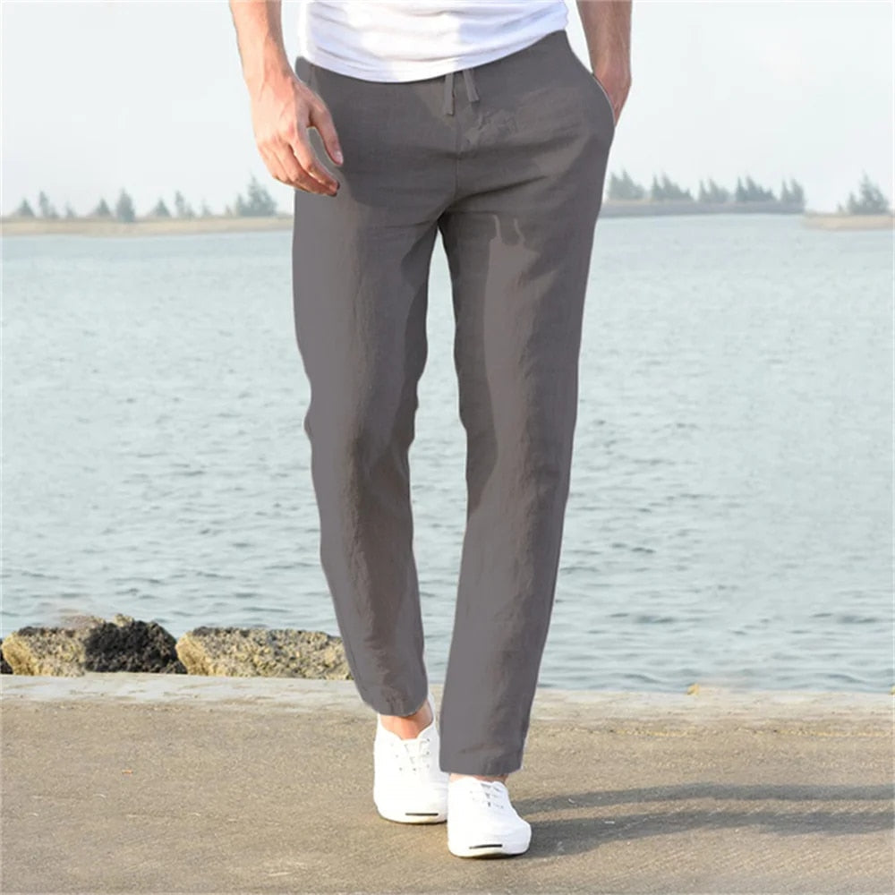 Lechsteve | Men's Linen Pants | Casual And Comfortable