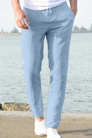 Lechsteve | Men's Linen Pants | Casual And Comfortable