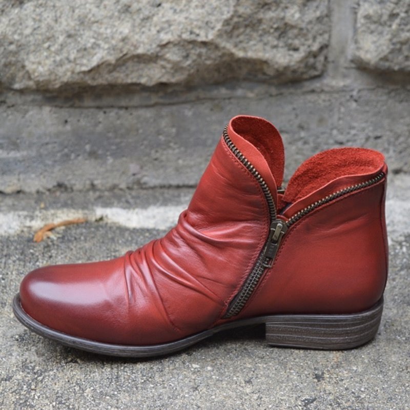 Vinale | Boots Made Of Leather With Zipper