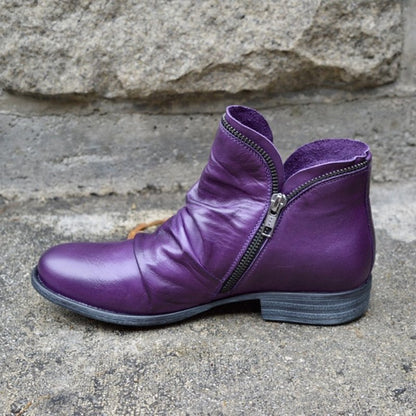 Vinale | Boots Made Of Leather With Zipper