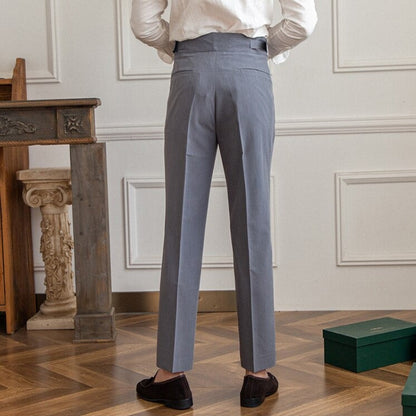 Romesdo | Classic Buckle Pants For Elegant Style